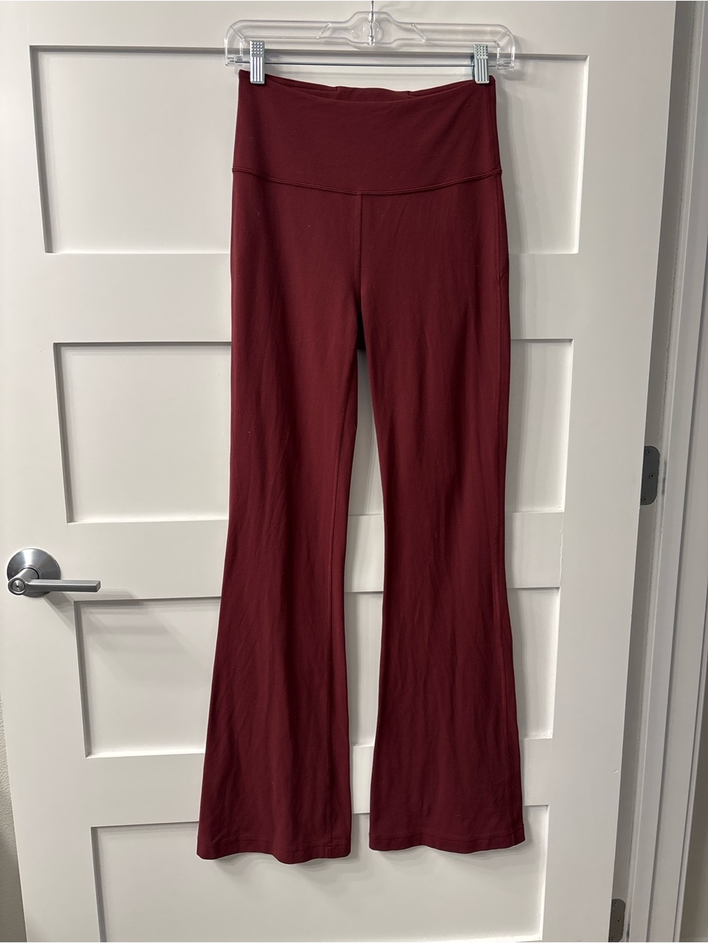 lululemon athletica High-Rise Burgundy Flare Leggings